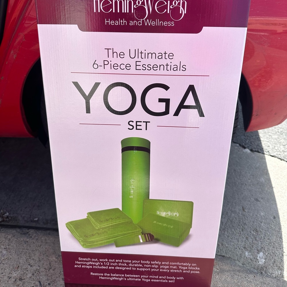 6 piece yoga set